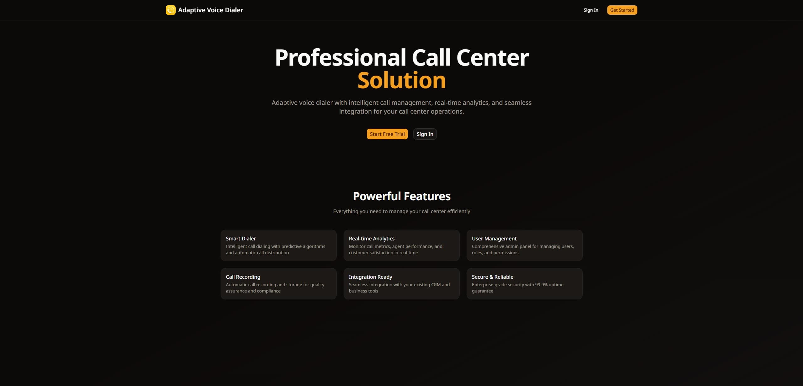 Adaptive Voice Dialer